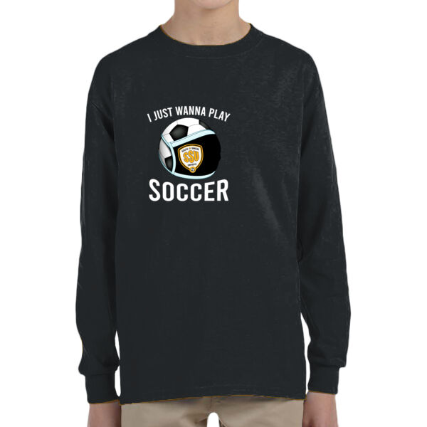 SSU "I Just wanna Play" Unisex Youth Long Sleeve Tee Thumbnail